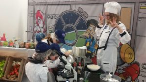 Astrofood Pleiadi Educazione STEAM STEM scienza laboratorio Hands-on cibo spaziale cucinare infanzia